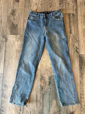 Buffalo David Bitton Brooke Slim Straight Light Wash Jeans Size 27